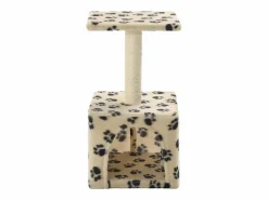 Outlet Sara Teresa Rascador para gatos con poste de sisal 55 cm huellas Juego De Animales