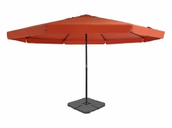 Garden Furniture Sarion Sombrilla de jardín con base portátil terracota