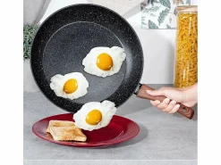 New TDK IMPORT Sartén Antiadherente de Granito de 32 cm con Mango Ergonómico y Fácil Limpieza