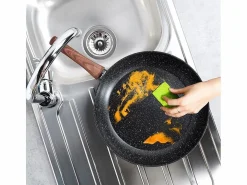 New TDK IMPORT Sartén Antiadherente de Granito de 32 cm con Mango Ergonómico y Fácil Limpieza