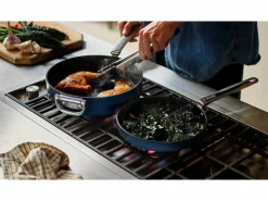 Joseph Joseph Sartén antiadherente Space 30 cm (12"), mango plegable acero inoxidable, apta para inducción y horno hasta 232°C