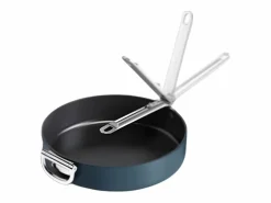 Joseph Joseph Sartén antiadherente Space 30 cm (12"), mango plegable acero inoxidable, apta para inducción y horno hasta 232°C