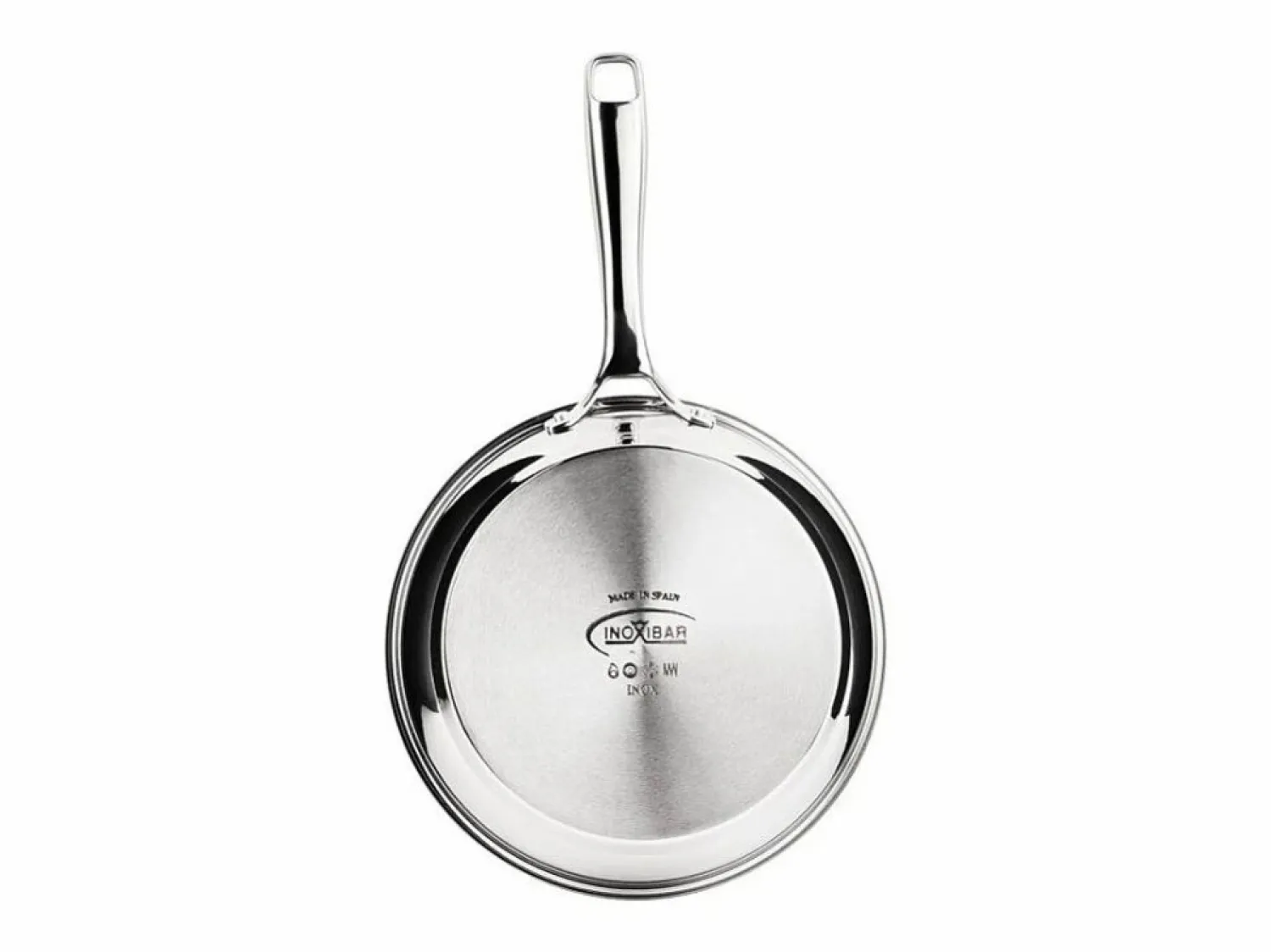 Outlet Sartén INOXIBAR 26 cm en acero inoxidable 18% Triply, mango ergonómico, compatible con todo tipo de fuegos e inducción, apta para lavavajillas Material Y Utensilios De Cocina