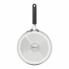 Discount Lagostina Sartén Esperta Triply 24 cm Acero Inoxidable Antiadherente Titanio Todos los Fuegos Inducción