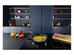 Discount Lagostina Sartén Esperta Triply 24 cm Acero Inoxidable Antiadherente Titanio Todos los Fuegos Inducción
