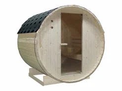 VOGUE SAUNA Sauna de exterior 4 plazas, Ancho 185 x Prof. 180 x Alt. 190 cm, ISOKYRO
