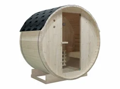 Sale Sauna de exterior 2 plazas, Ancho 185 x Prof. 120 x Alt. 190 cm, ISOKYRO Sauna De Exterior