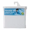 Discount Sábana bajera para bebé 60 x 120 cm con cremallera - 100% poliéster impermeable - Blanco Protector De Colchón