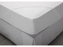 Best PIKOLIN Sábana bajera 180x200cm| HOME| Algodón| Percal| Extrasuave Blanco
