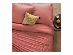 Online Atmosphera Sábana encimera algodón rosa 90x190cm Rosa palo