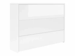 Best Hauss Spole Scrivania pieghevole su ruote con caricabatterie wireless - Finitura bianco lucido Blanco