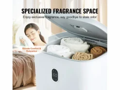 Secador de Toallas SucceBuy, Balde Calentador de Toallas 35L, Pantalla LED, Función Secado, Minutería,
