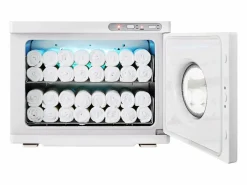 New Secador de Toallas Térmico SucceBuy de 23 L con 2 Soportes de Acero Inoxidable, Contener de 50 a 60 Toallas Toallero Eléctrico