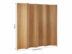 Separador de ambiente 200x250 cm Marrón