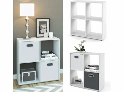 Separador de ambientes 72.6x29x72 tetra Estantería