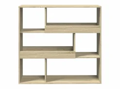 Separador de ambientes madera roble Sonoma 100x33x94,5 cm Librería