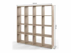 Sale Vicco Separador de ambientes sonoma 138.5x29x142.5 karree Color natural claro