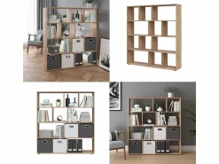 Vicco Separador de ambientes sonoma 131.6x29x143 pilar