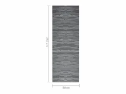 Garden Furniture Seran Alfombra de exterior ARAKIL antracita 80x250 cm PP