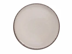 Best OZAIA Servicio de vajilla, platos, platos, de porcelana - 18 piezas - color - SANCHA Crema