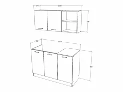 Sale Set Cocina Ara haaus, , L 120 cm Cocina Completa