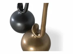 Décoration d'Autrefois Set de 2 jarrones en aluminio