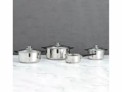 Online Set de 4 ollas Sensory Quid acero inox Ø14/Ø24/Ø20/Ø24 cm Plateado