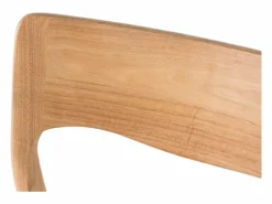 New Set de 2 sillas fabricadas en madera de caucho Estatua