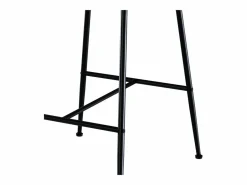 Hot Rendez-Vous Déco Set de 2 sillas para isla de cocina en tejido bouclé 66 cm - Groom Negro
