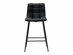 New Miliboo Set de 2 taburetes de cocina de diseño 65 cm MAXWELL Negro
