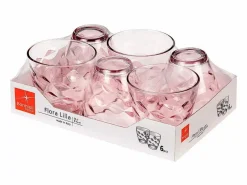 Hot Bormioli Rocco Set de 6 vasos Flora 26cl lila Violeta