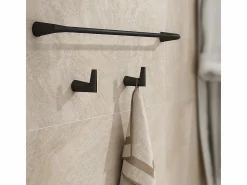 Discount Vicco Set de accesorios de baño 16x6.9x8.8 tauri Negro