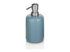 Set de accesorios de baño 4 piezas en cerámica mate azul Skylar