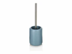 Set de accesorios de baño 4 piezas en cerámica mate azul Skylar