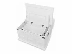 vidaxl Set de baúles de almacenamiento 2 unidades Blanco