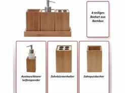 Discount Set de baño -B85 (4 piezas) Accesorios De Wc