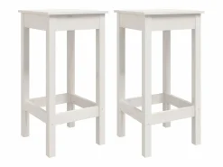 Discount Set de bar 3 piezas madera maciza de pino Mesa Alta