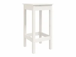 Discount Set de bar 3 piezas madera maciza de pino Mesa Alta