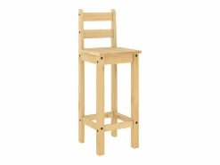 vidaxl Set de bar 5 piezas madera maciza de pino