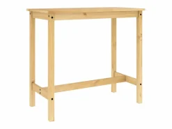 vidaxl Set de bar 5 piezas madera maciza de pino