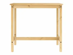 vidaxl Set de bar 5 piezas madera maciza de pino