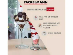 Fackelmann Set de Cucharas Cóctel Acero Inoxidable (19 cm)
