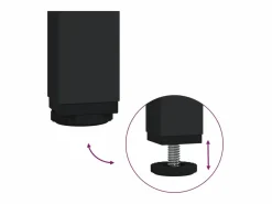 Online Set de muebles baño 4 pzas madera contrachapada roble ahumado Estantería Sobre Inodoro