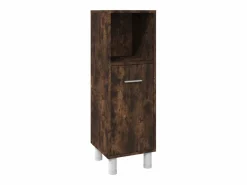 Best vidaxl Set de muebles baño 3 pzas madera contrachapada roble ahumado Marru00f3n