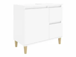 vidaxl Set de muebles de baño 3 piezas madera contrachapada