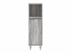 Sale vidaxl Set de muebles de baño 3 pzas madera contrachapada sonoma Gris