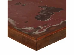 Best vidaxl Set de muebles de bar 5 pzas madera maciza reciclada Multicolor