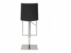 New Set de 2 taburetes de cocina regulables s con acero cromado KYLE Muebles De Bar|Taburete Alto