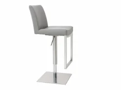 Online Miliboo Set de 2 taburetes de cocina regulables es con acero cromado KYLE Gris