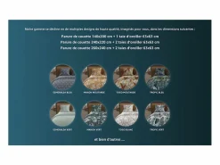 Clearance Set funda nórdica de algodón 57 hilos 260x240 cm FABIO Ropa De Cama|Juego De Sábanas